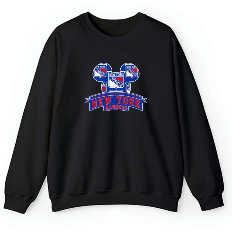 Mickey Mouse X New York Rangers Team X NHL X Hockey Fan Unisex Sweatshirt TAS2272