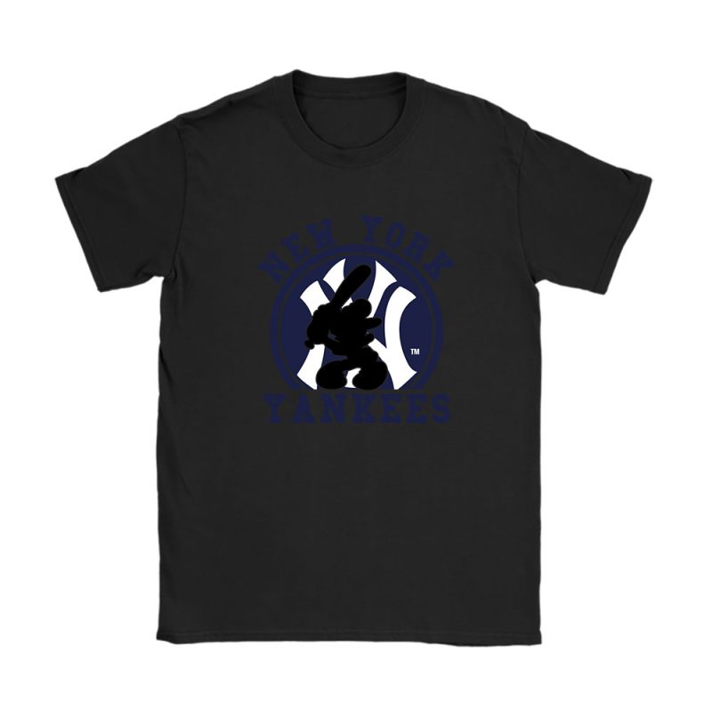 Mickey Mouse X New York Yankees Team X MLB X Baseball Fans Unisex T-Shirt TAT2232