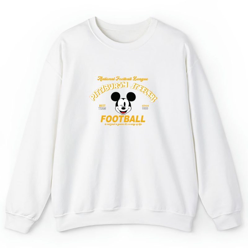 Mickey Mouse X Pittsburgh Steelers Team X NFL X American Football Unisex Sweatshirt TAS2262