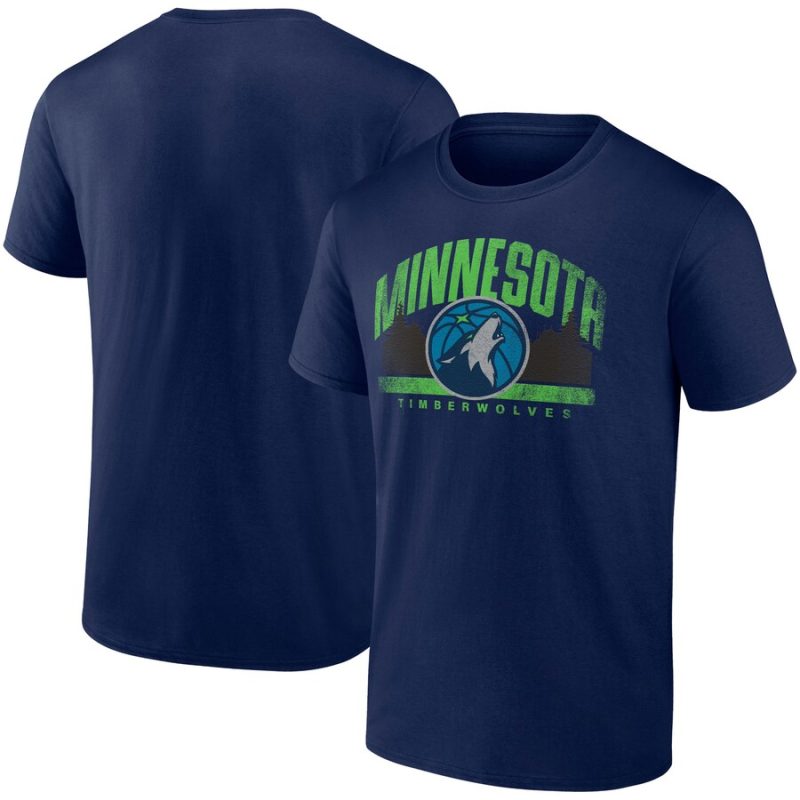 Minnesota Timberwolves Full Court Press Unisex T-Shirt - Navy