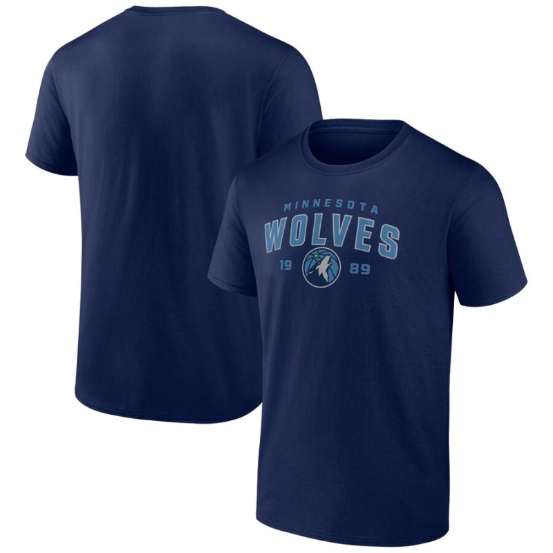 Minnesota Timberwolves Rebel Logo Unisex T-Shirt - Navy