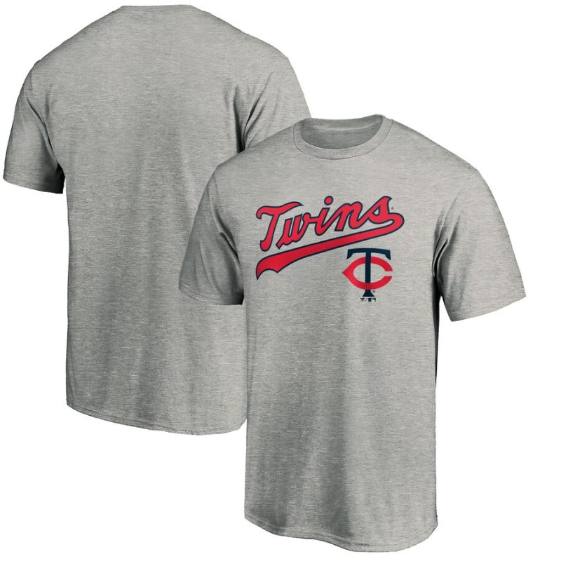 Minnesota Twins Team Wahconah Unisex T-Shirt - Heather Gray