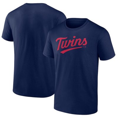 Minnesota Twins Team Wordmark Unisex T-Shirt Navy