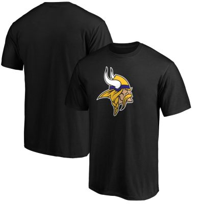 Minnesota Vikings Primary Logo Unisex T-Shirt - Black