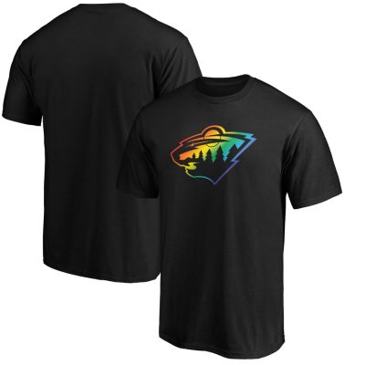 Minnesota Wild Team Pride Logo Unisex T-Shirt - Black