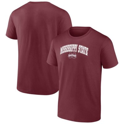 Mississippi State Bulldogs Campus Unisex T-Shirt Maroon