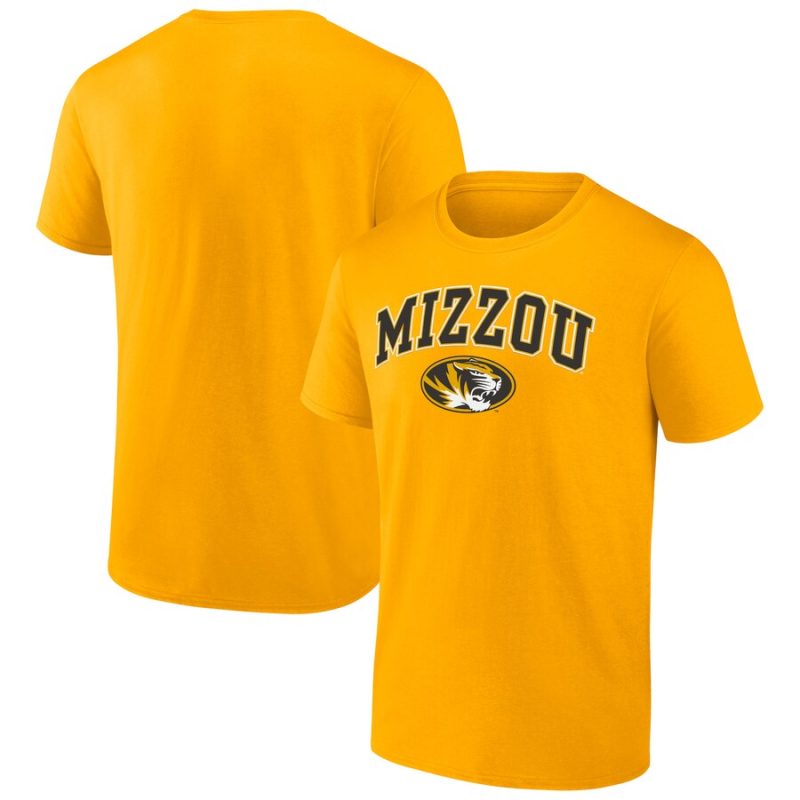 Missouri Tigers Campus Unisex T-Shirt Gold