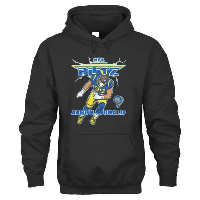 NFL Blitz Rams Aaron Donald Retro Los Angeles Rams Unisex Hoodie