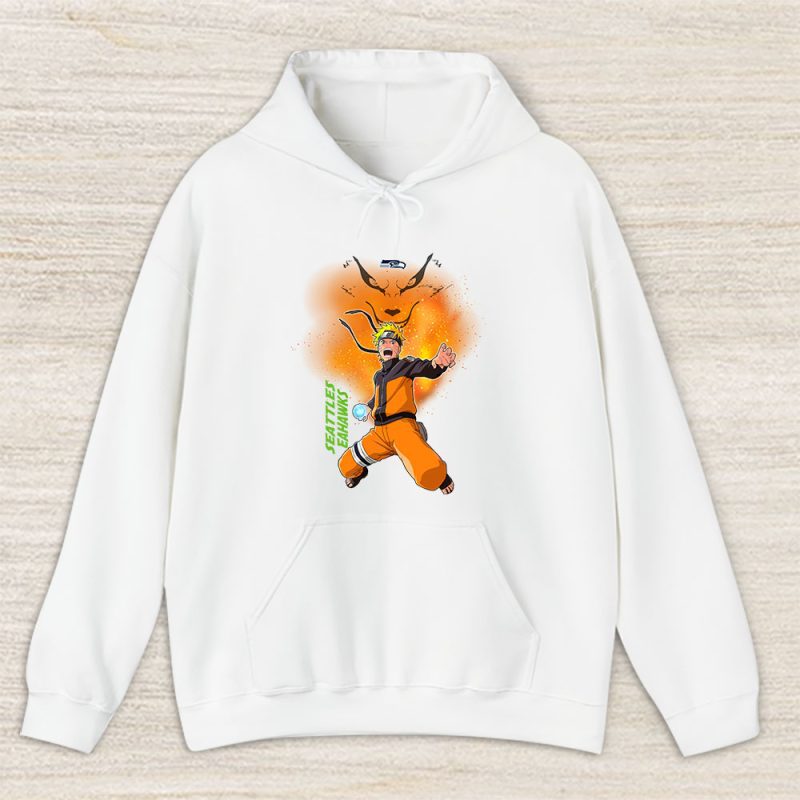 Naruto X Dragon Ball X Seattle Seahawks Team X NFL X American Football Unisex Hoodie TAH2324