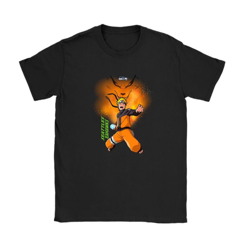 Naruto X Dragon Ball X Seattle Seahawks Team X NFL X American Football Unisex T-Shirt TAT2324