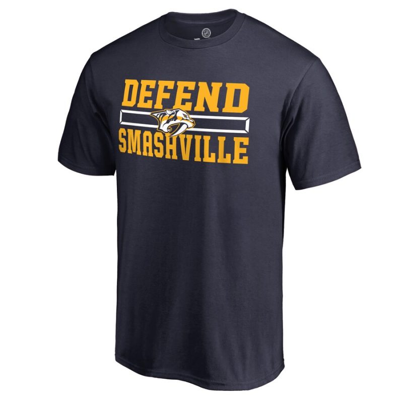 Nashville Predators Hometown Collection Defend Unisex T-Shirt - Navy