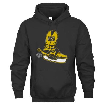 Nashville Predators Stadium Series Ls Skate Boot Unisex Hoodie