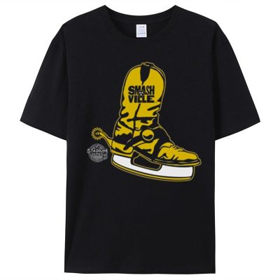 Nashville Predators Stadium Series Ls Skate Boot Unisex T-Shirt