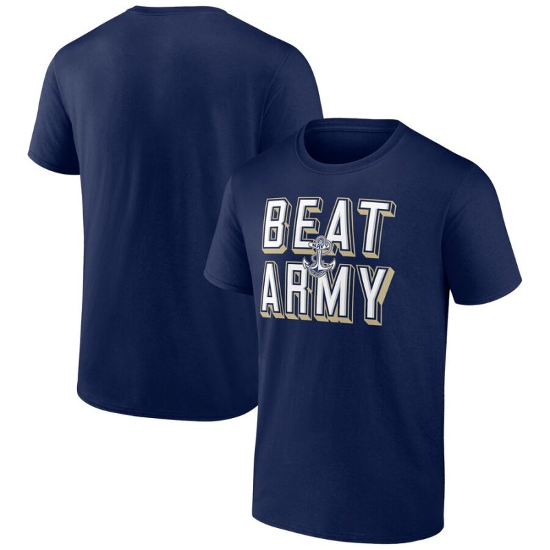 Navy Midshipmen Campus Goal Unisex T-Shirt Navy