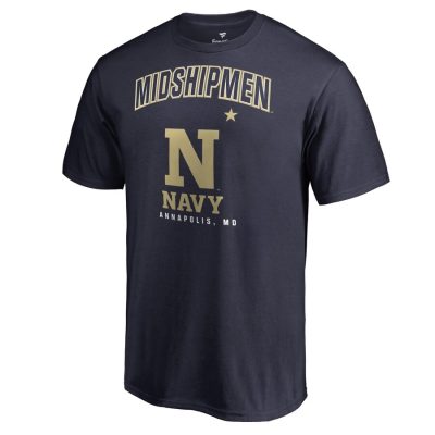 Navy Midshipmen Campus Icon Unisex T-Shirt Navy