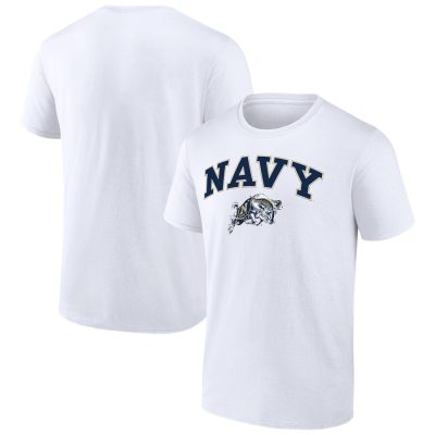 Navy Midshipmen Campus Unisex T-Shirt White