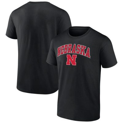 Nebraska Huskers Campus Unisex T-Shirt Black