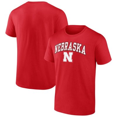 Nebraska Huskers Campus Unisex T-Shirt Scarlet