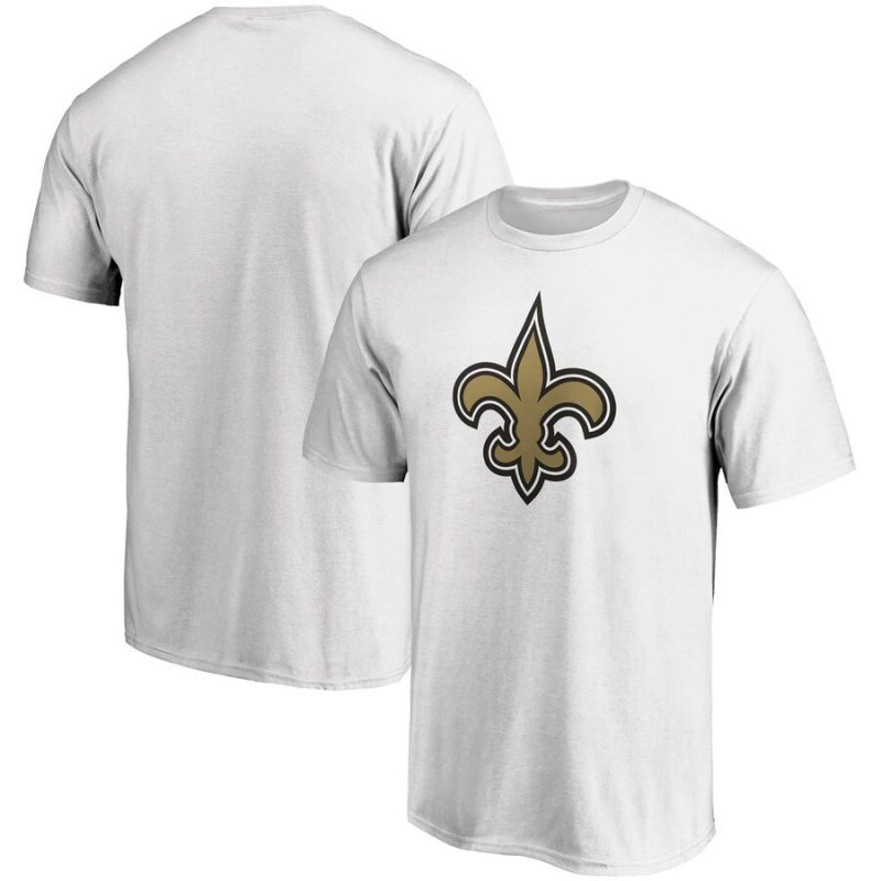 New Orleans Saints Primary Logo Team Unisex T-Shirt - White