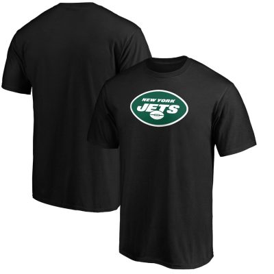 New York Jets Big & Tall Primary Logo Unisex T-Shirt - Black