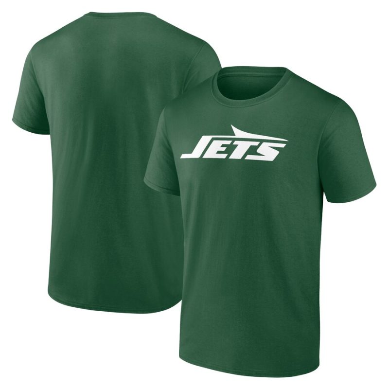 New York Jets Primary Logo Unisex T-Shirt - Green