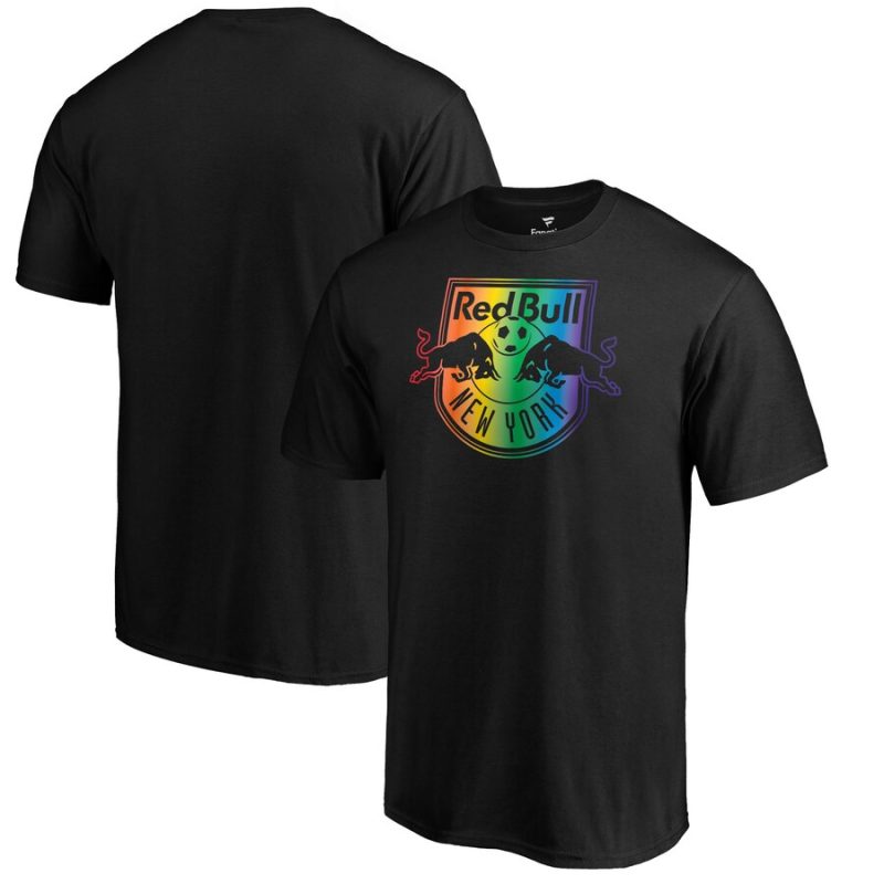 New York Red Bulls Logo Pride Unisex T-Shirt - Black