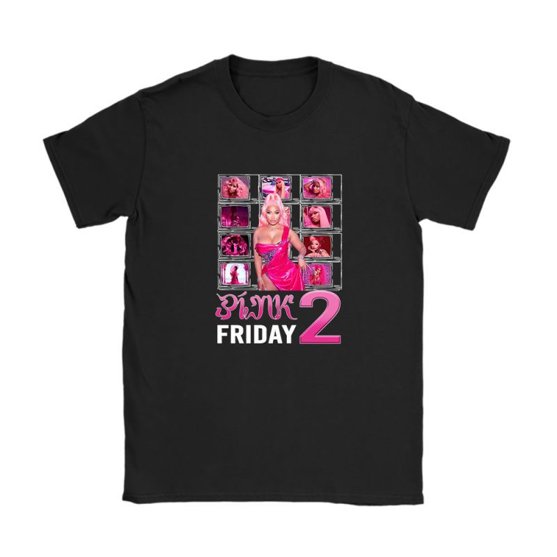 Nicki Minaj Iconic Pink Friday 2 World Tour Unisex T-Shirt TAT1460