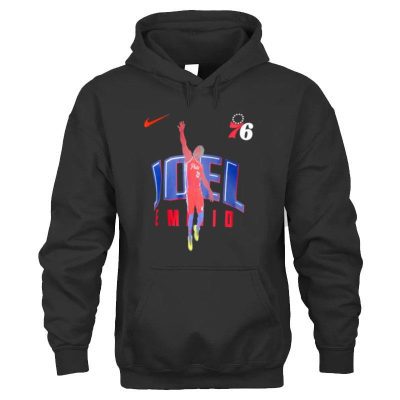 Nike Joel Embiid Black Philadelphia 76Ers Hero Performance Unisex Hoodie