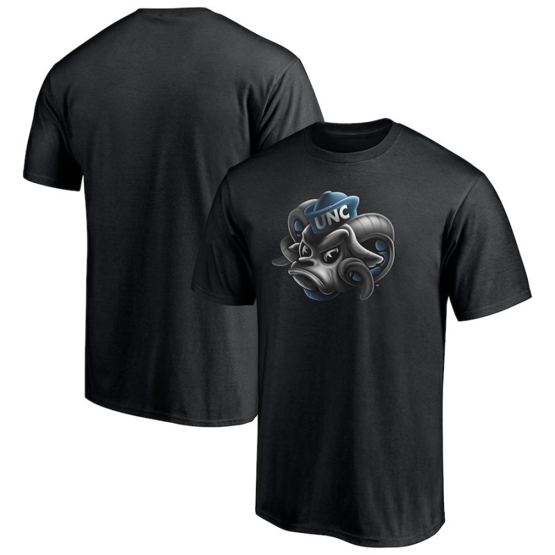 North Carolina Tar Heels Team Midnight Mascot Unisex T-Shirt Black