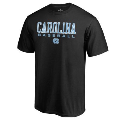 North Carolina Tar Heels True Sport Baseball Unisex T-Shirt - Black