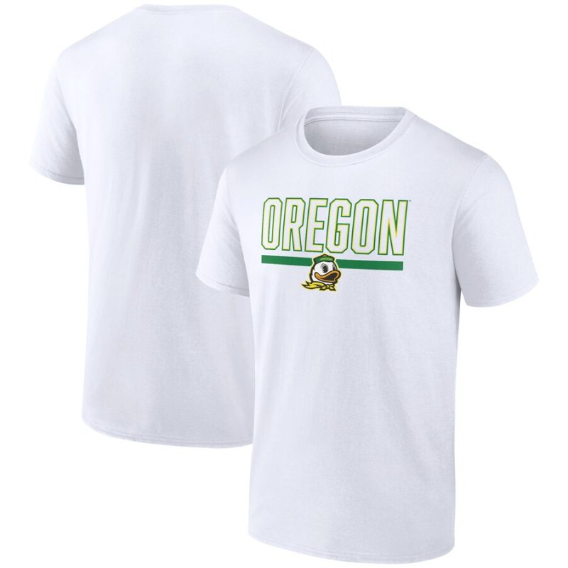 Oregon Ducks Classic Inline Team Unisex T-Shirt - White