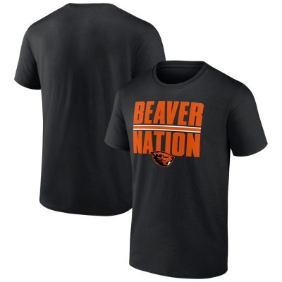 Oregon State Beavers Campus Goal Unisex T-Shirt Black