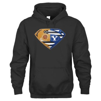 Original Phoenix Suns Byu Cougars Superman Logo Us Flag Unisex Hoodie