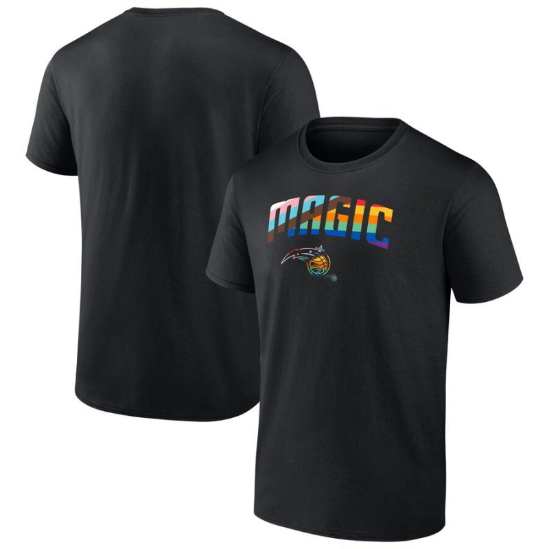 Orlando Magic Logo Pride Unisex T-Shirt - Black