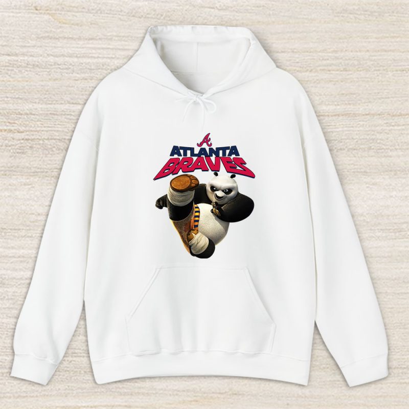 Panda X Po X Atlanta Braves Team X MLB X Baseball Fans Unisex Hoodie TAH2337