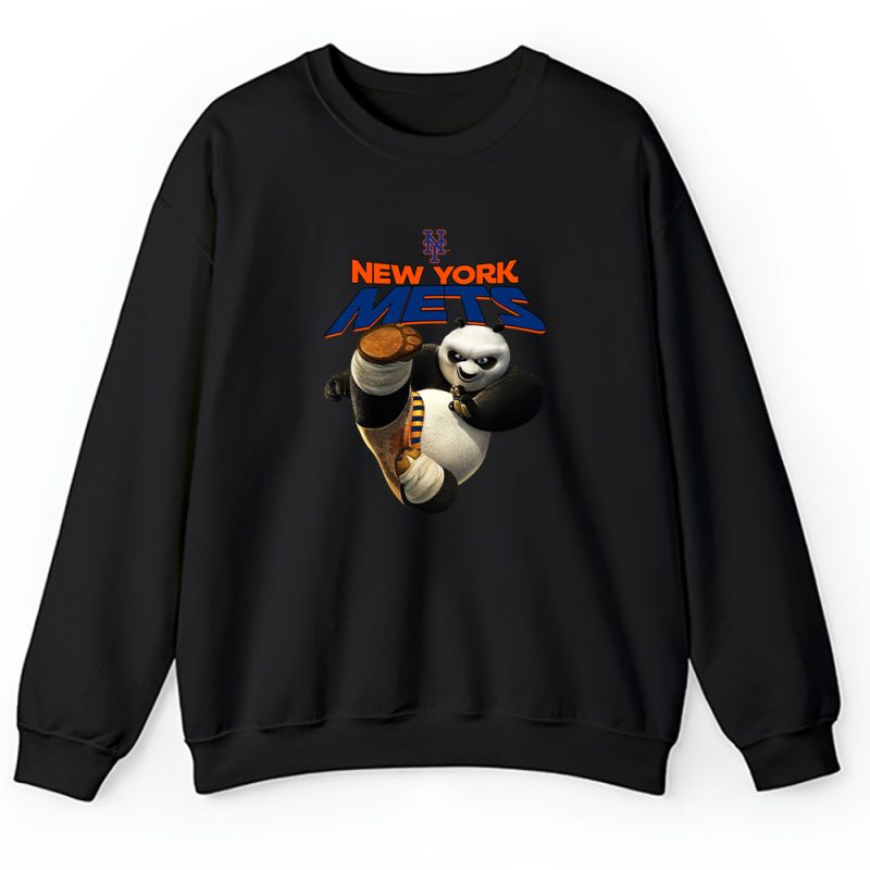 Panda X Po X New York Mets Team X MLB X Baseball Fans Unisex Sweatshirt TAS2344