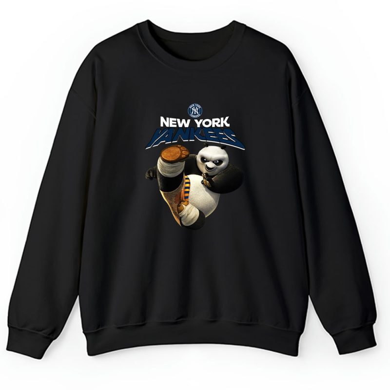 Panda X Po X New York Yankees Team X MLB X Baseball Fans Unisex Sweatshirt TAS2346