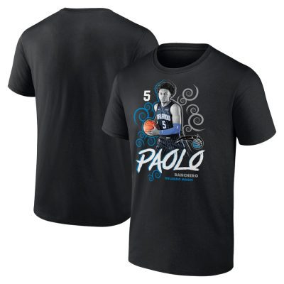 Paolo Banchero Orlando Magic Player Name & Number Competitor Unisex T-Shirt - Black