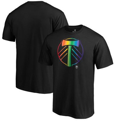 Portland Timbers Logo Pride Unisex T-Shirt - Black