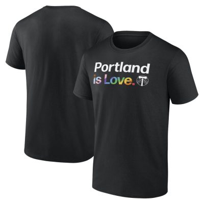 Portland Timbers Team City Pride Logo - Unisex T-Shirt - Black