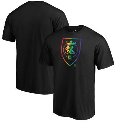 Real Salt Lake Logo Pride Unisex T-Shirt - Black