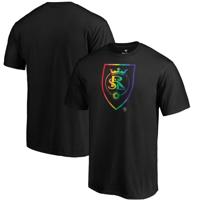 Real Salt Lake Logo Pride Unisex T-Shirt - Black