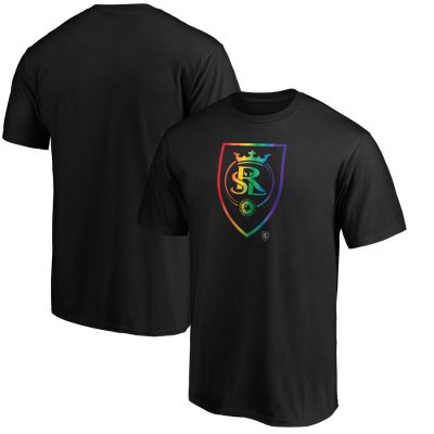 Real Salt Lake Pride Logo Unisex T-Shirt - Black