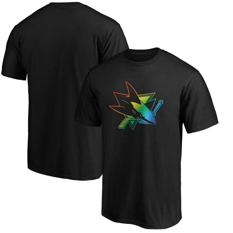 San Jose Sharks Team Pride Logo Unisex T-Shirt - Black