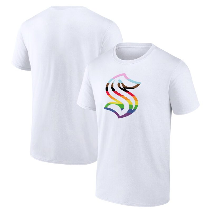 Seattle Kraken Team Pride Logo Unisex T-Shirt - White