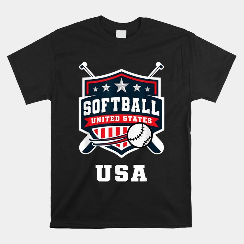 Softball USA Support The Team Unisex T-Shirt
