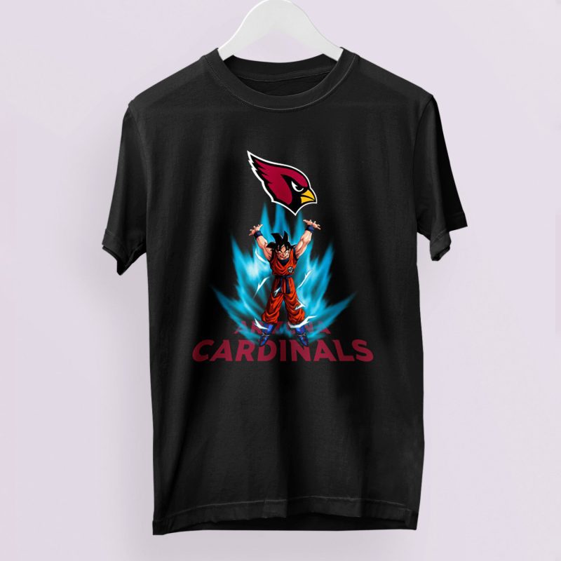 Son Goku Powering Up In Energy Arizona Cardinals Unisex T-Shirt