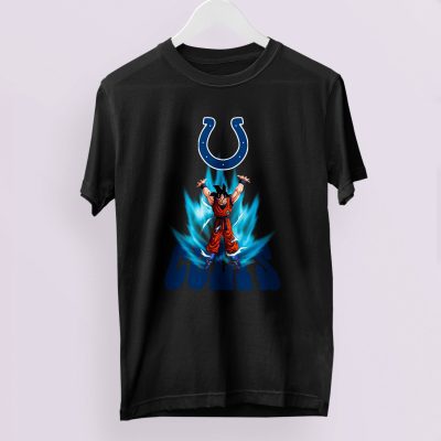 Son Goku Powering Up In Energy Indianapolis Colts Unisex T-Shirt