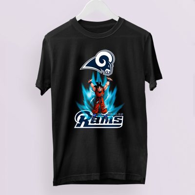 Son Goku Powering Up In Energy Los Angeles Rams Unisex T-Shirt