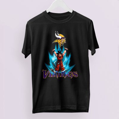 Son Goku Powering Up In Energy Minnesota Vikings Unisex T-Shirt